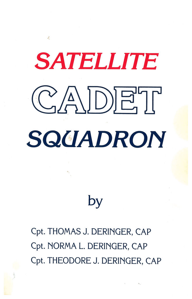 Tom coauthored the book Satellite Cadet Squadron with his CAP parents.